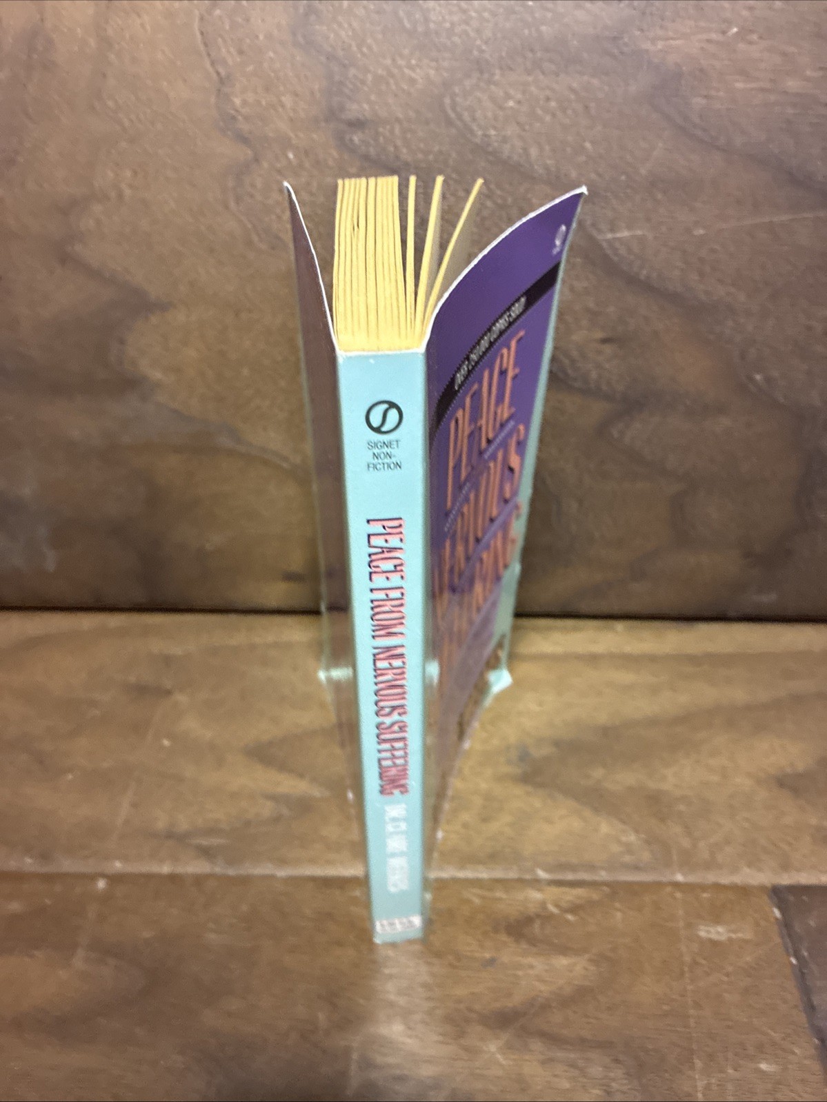 Peace from Nervous Suffering by Dr. Claire Weekes 1990 Signet PB