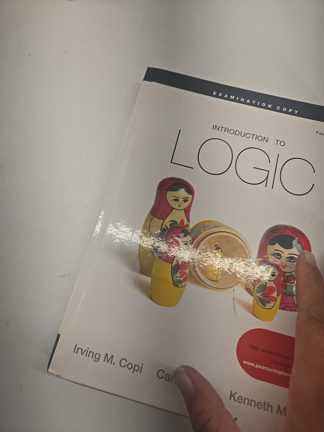 Introduction To Logic By Copi,Cohan, McMahon Fourteenth Edition Examination Copy