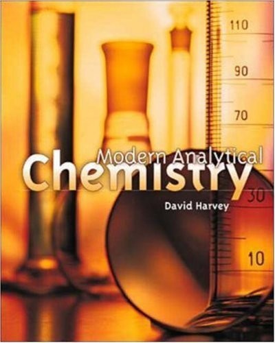 Modern Analytical Chemistry – hardcover Harvey, David T