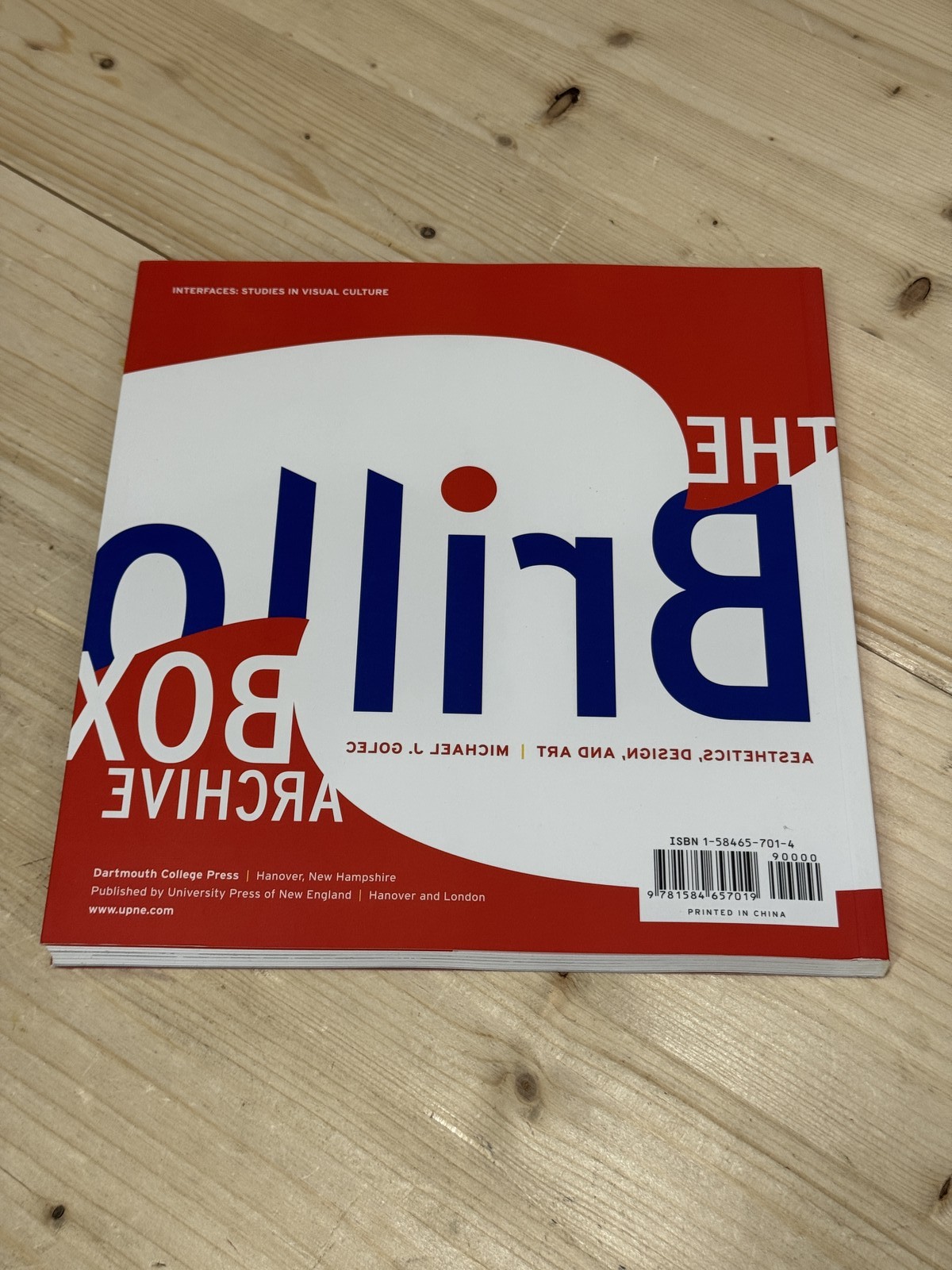 The Brillo Box Archive Michael J. Golec Aesthetics Design Art Book