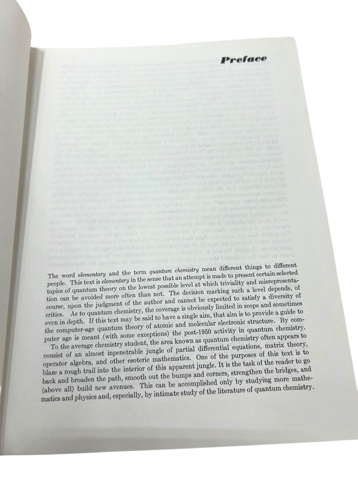 1968 Elementary Quantum Chemistry By Frank L. Pilar McGraw-Hill
