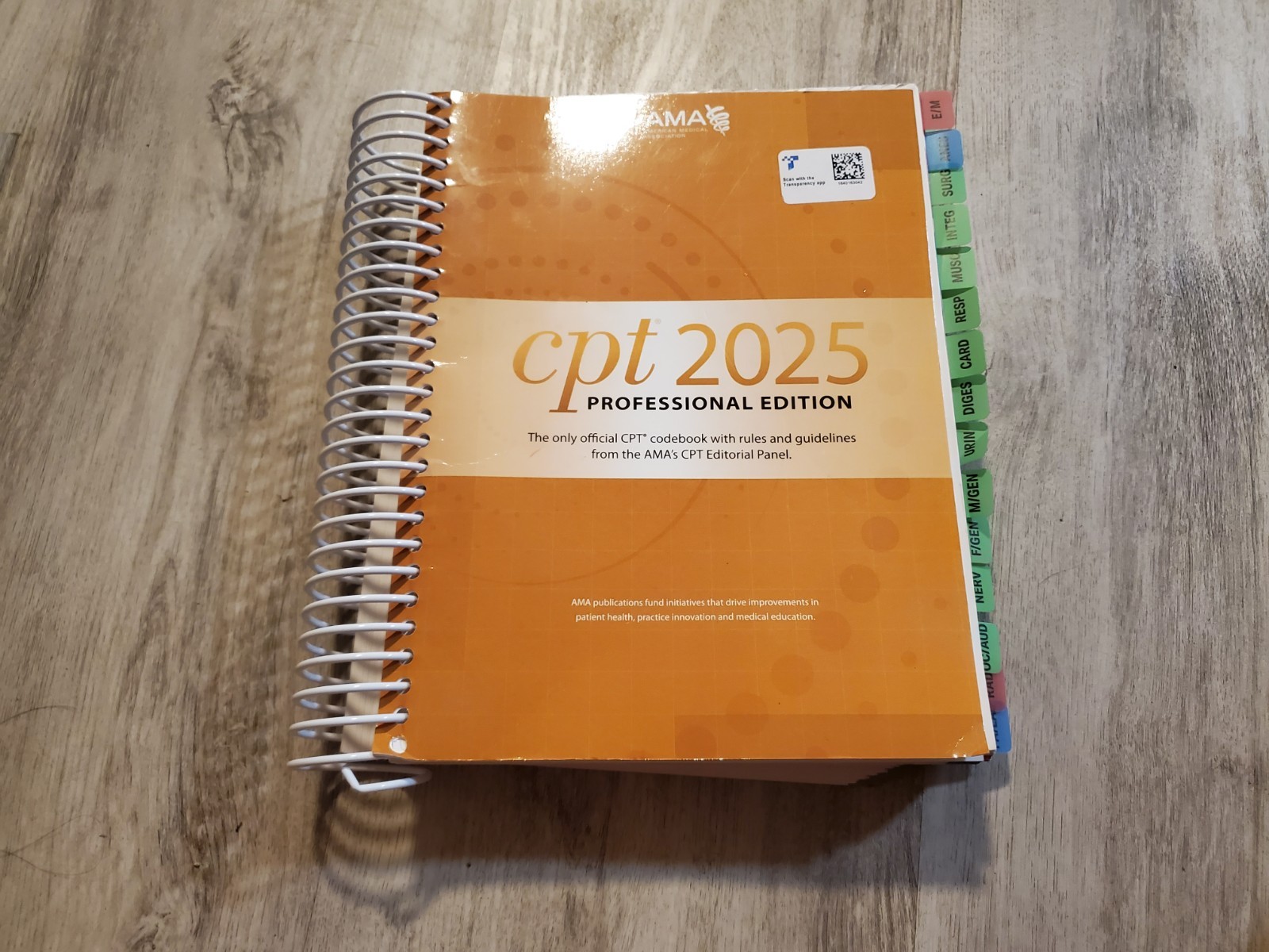 CPT 2025 Professional Edition Codebook With Rules & Guidelines AMA Association