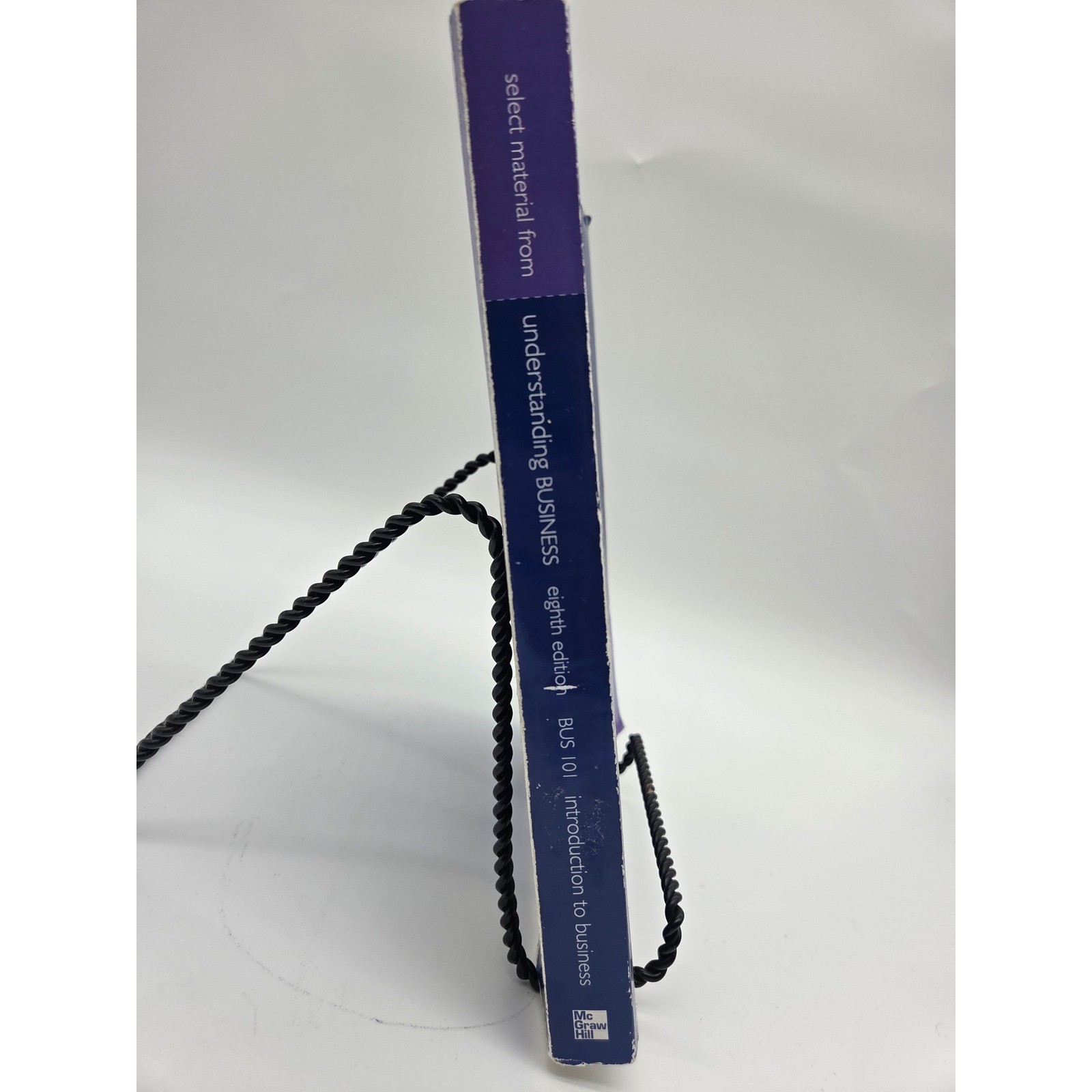 McGraw Hill Understanding Business 8th Edition Blue Purple Softcover BUS 101