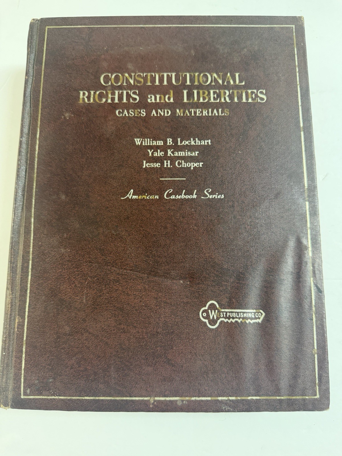 The American Constitution Cases And Materials 1967 American Casebook Series Rare