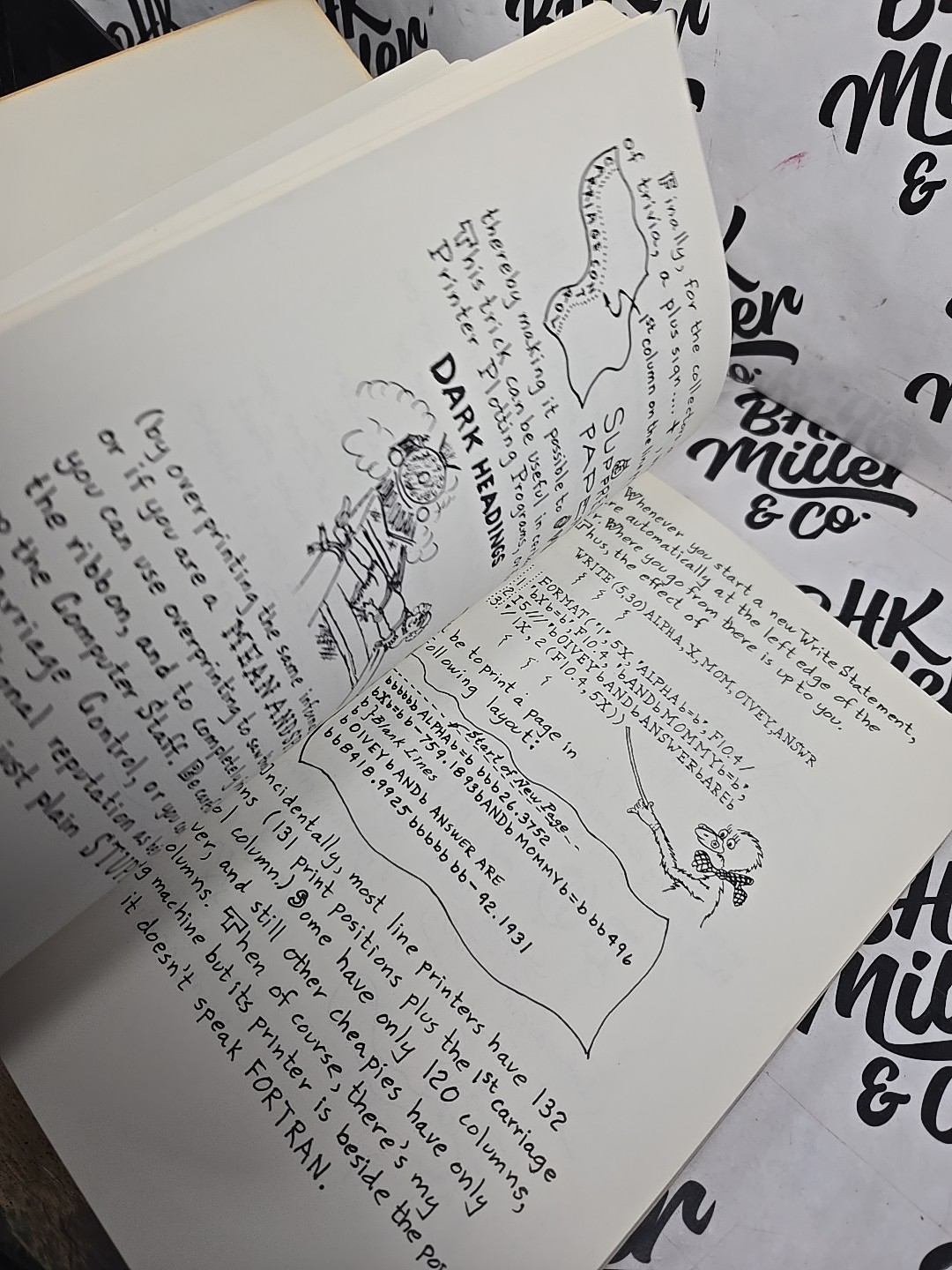 A Fortran Coloring Book – Softcover By Dr. Kaufman, MIT Press
