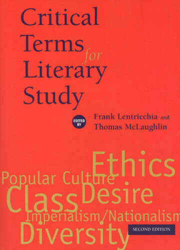 Critical Terms for Literary Study – Paperback By Lentricchia, Frank – VERY GOOD
