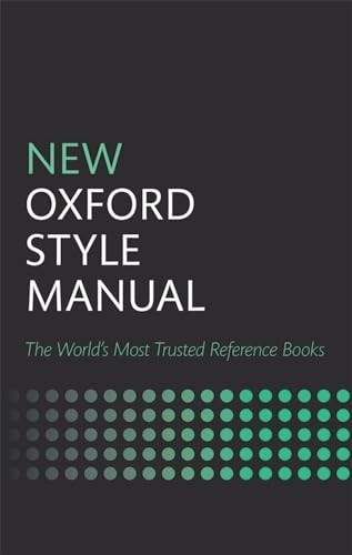 New Oxford Style Manual: The Wold´s Most Trusted Reference Books Hardback Book