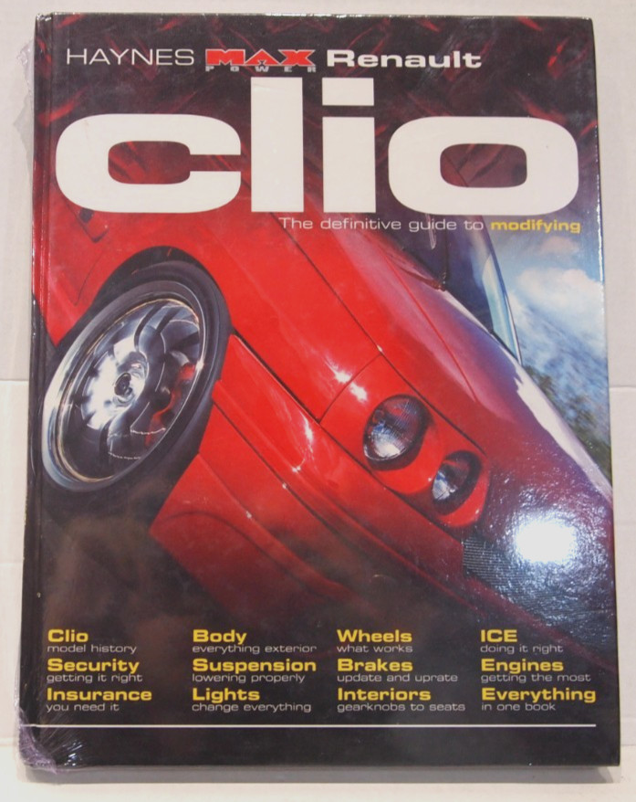 Haynes – Clio Max Power Renault Modifying Manual Step By Step How To Guide