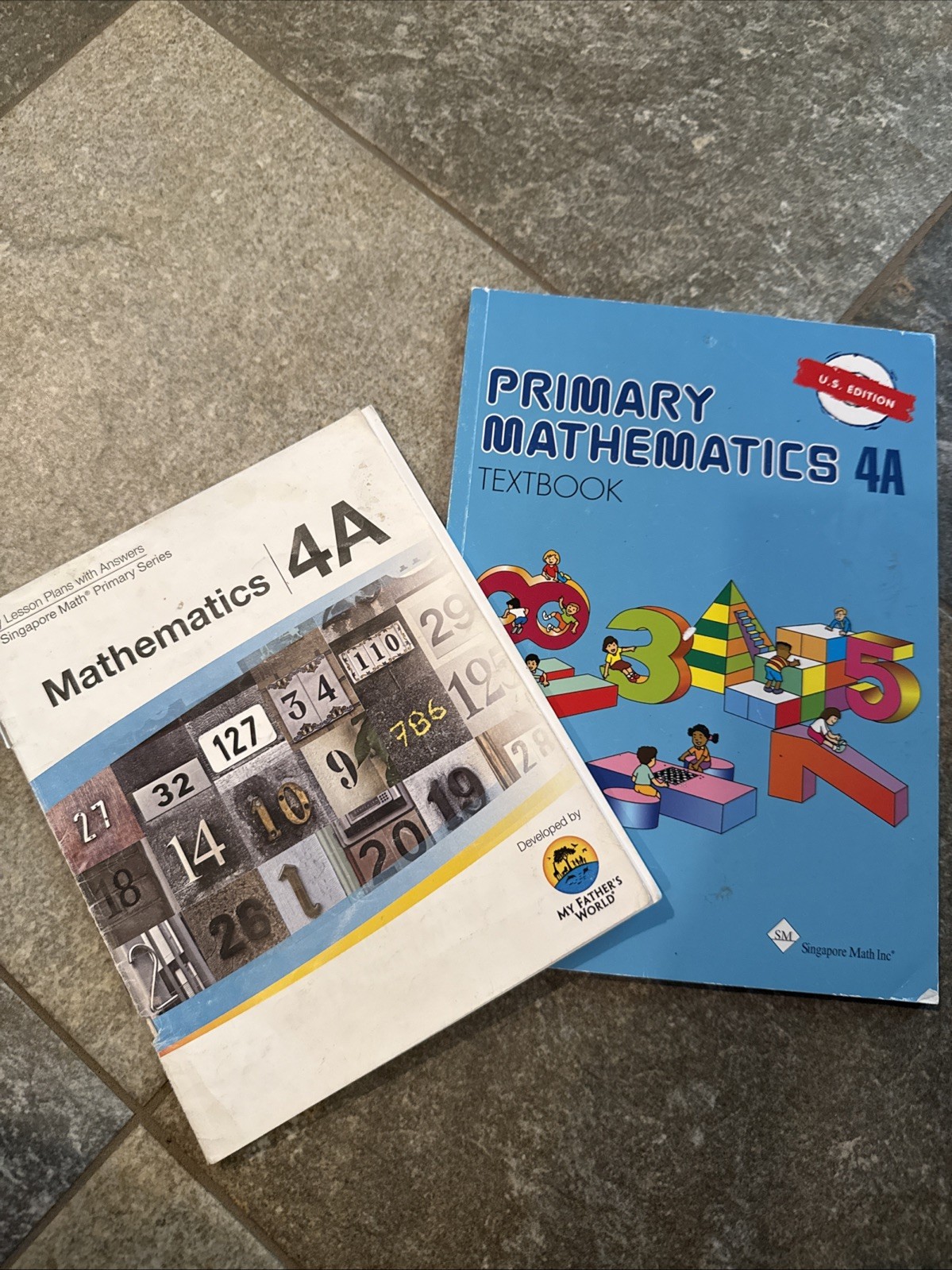 Primary Mathematics 4A Textbook And Teachers Manual with Answers