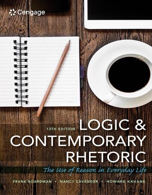 Boardman, F. Logic & Contemporary Rhetoric 13th Edition: New – Never Used