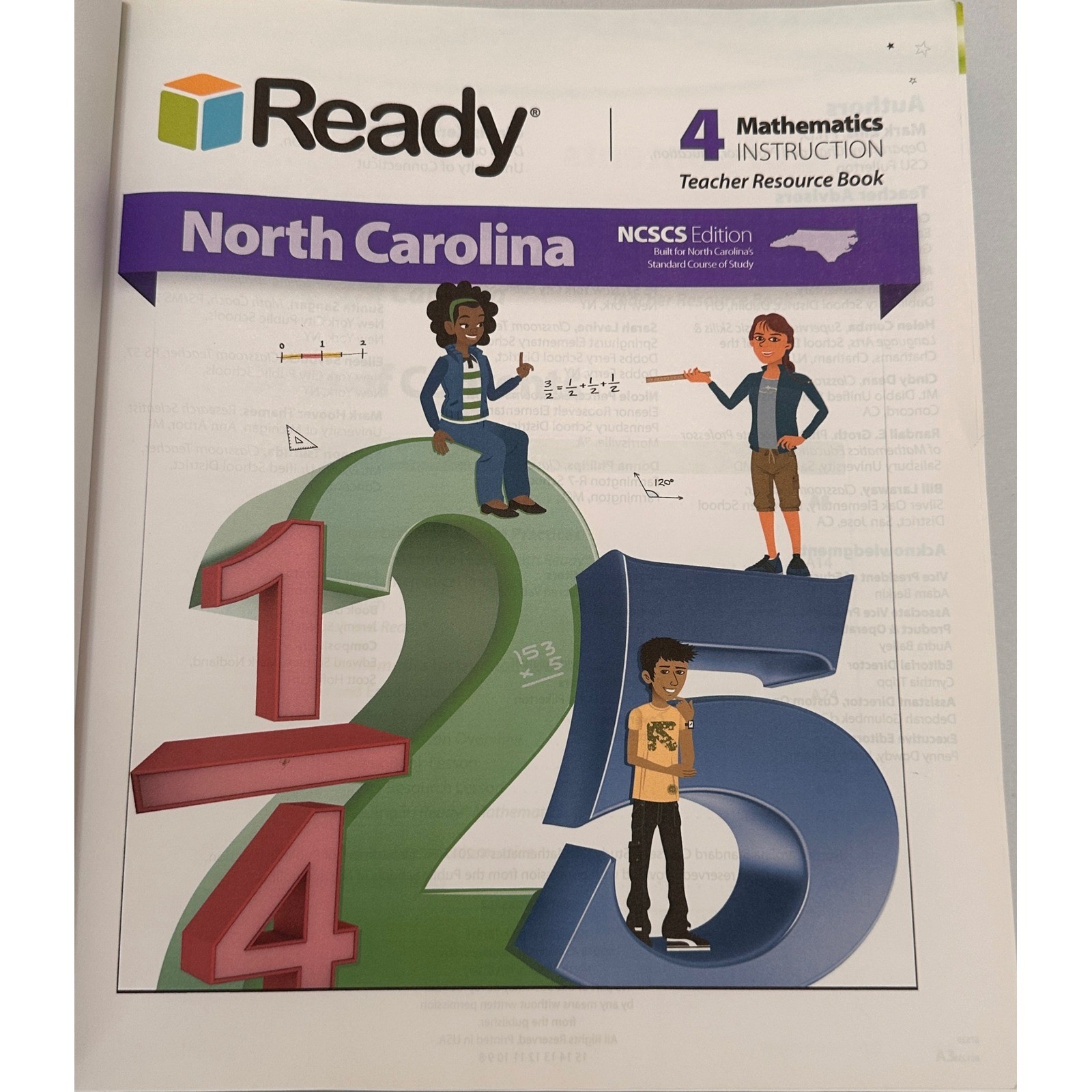 Ready North Carolina Grade 4 Mathematics Instruction Teacher Resource Book NCSCS