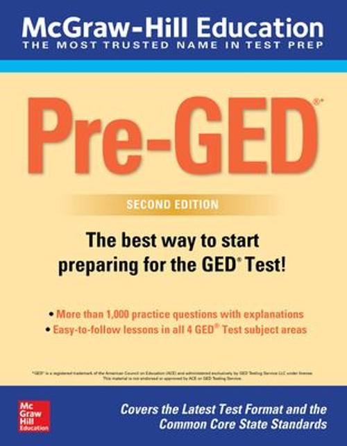 McGraw-Hill Education Pre-GED, Second Edition Paperback McGraw Hi