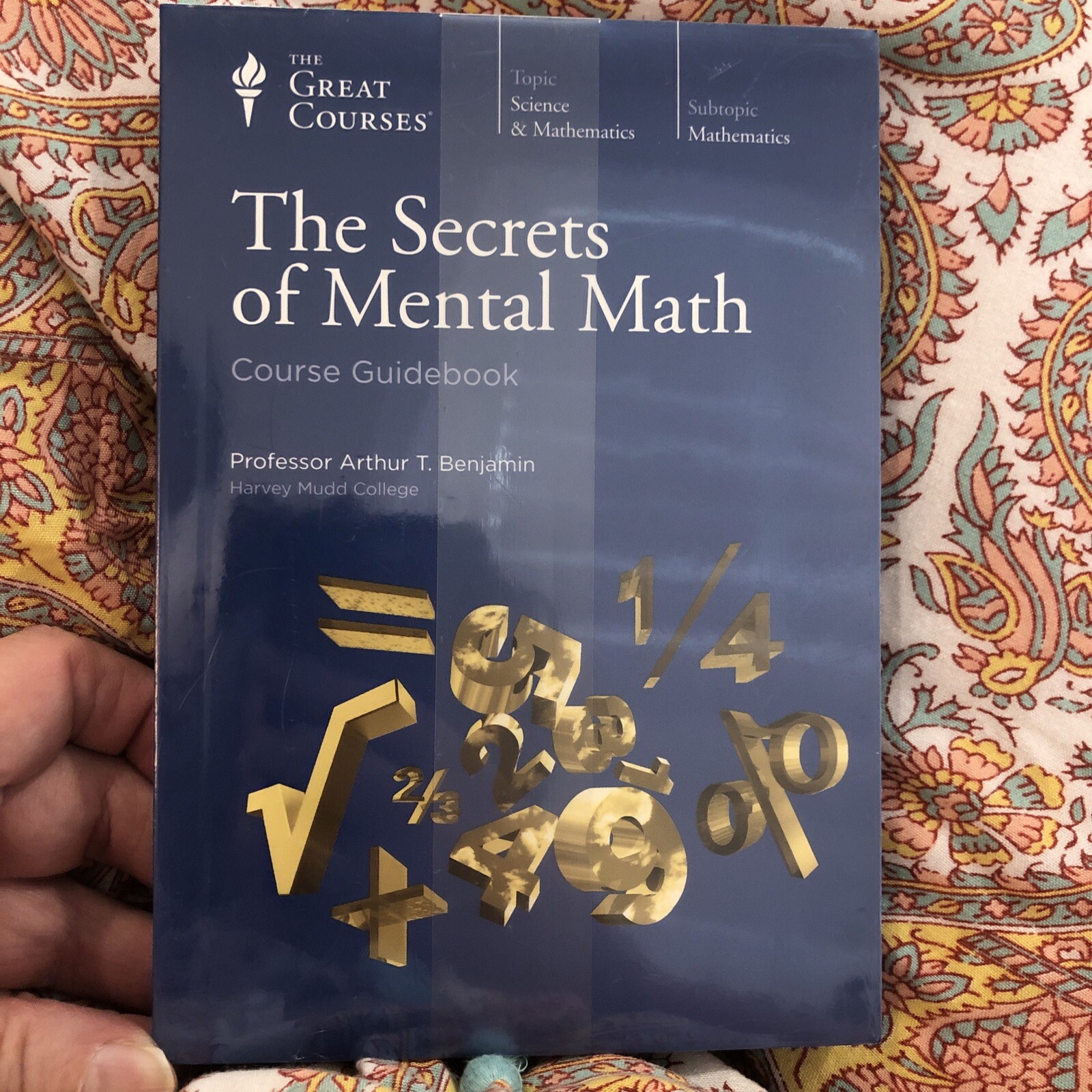 Secrets of Mental Math by Arthur T. Benjamin (DVD) And Guidebook! New!