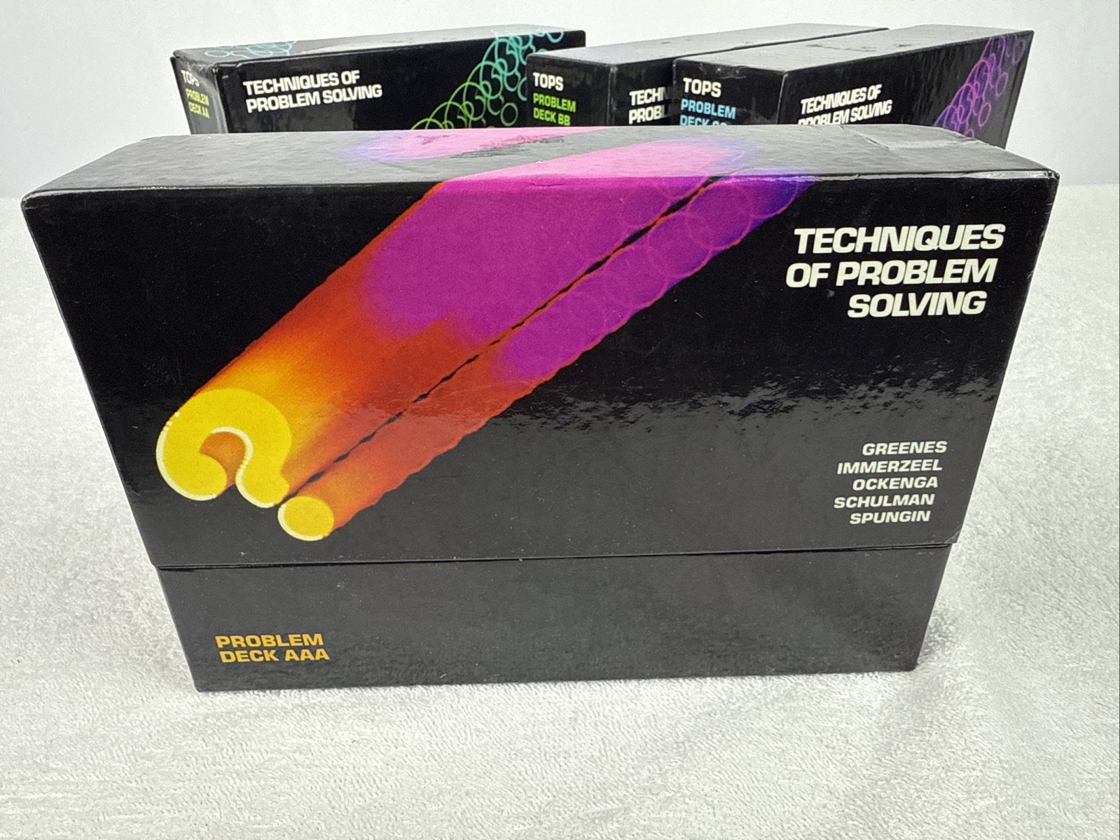 Techniques Of Problem Solving Lot Deck AA, AAA, BB, CC Homeschooling