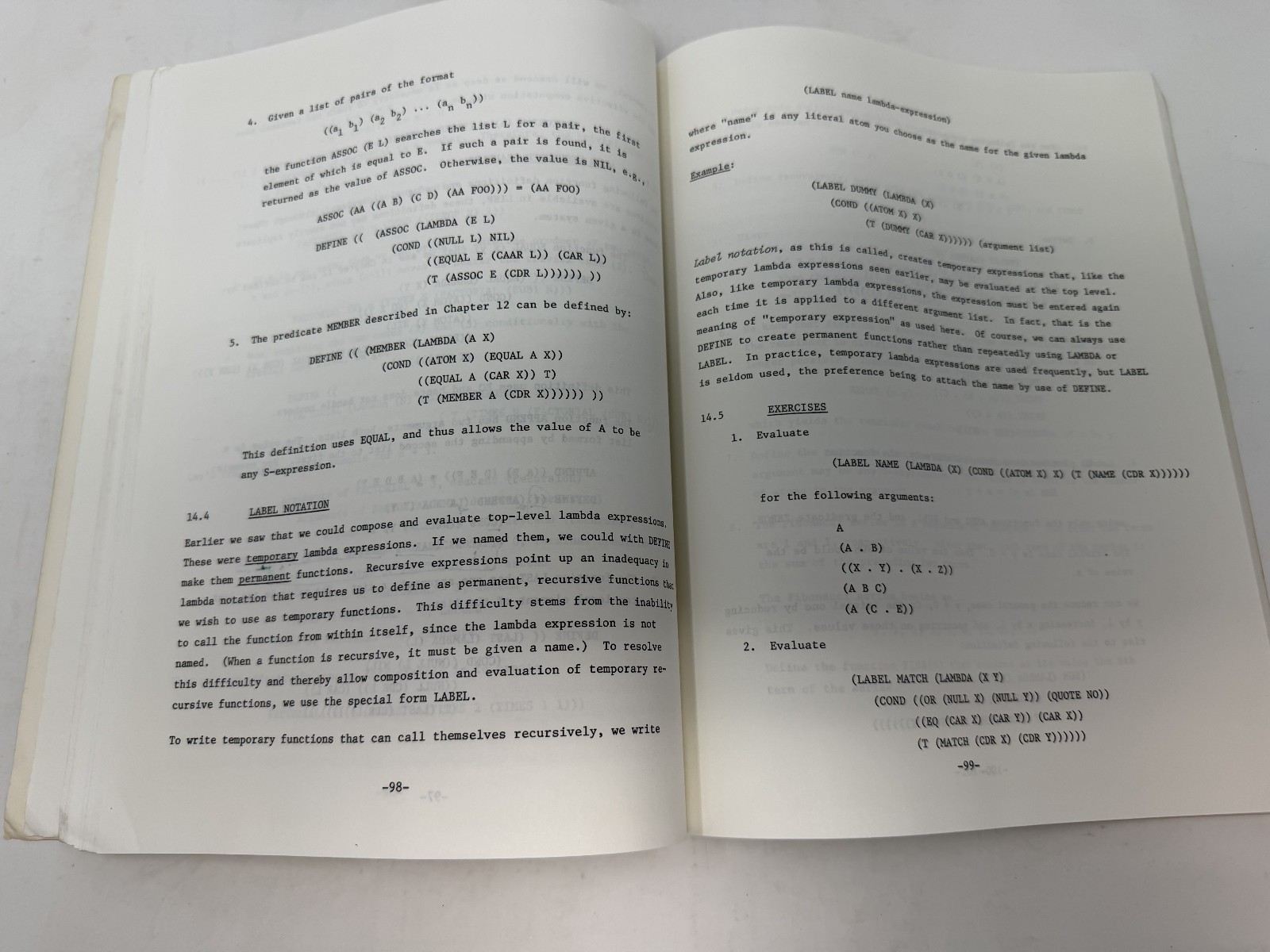 LISP 1.5 PRIMER by Clark Weissman (1967, SC)-Dickenson Series in Computer & Info