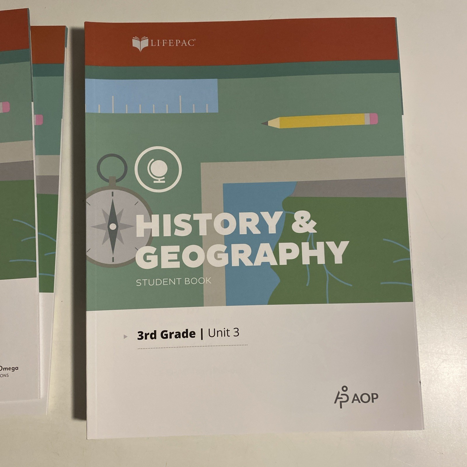 AOP Lifepac History & Geography 3rd Grade Units 1-10 + Teacher’s Guide