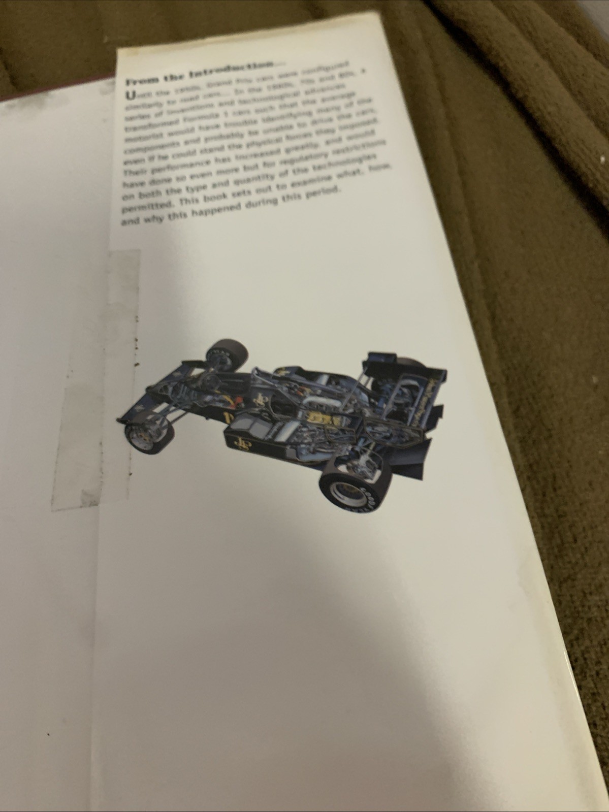 Formula 1 Technology Wright, Peter G. hardcover Acceptable