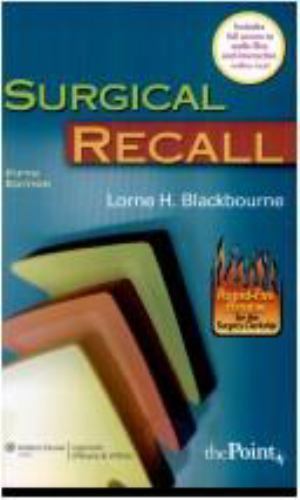 Surgical Recall, Fifth North America- 0781770769, paperback, Lorne H Blackbourne