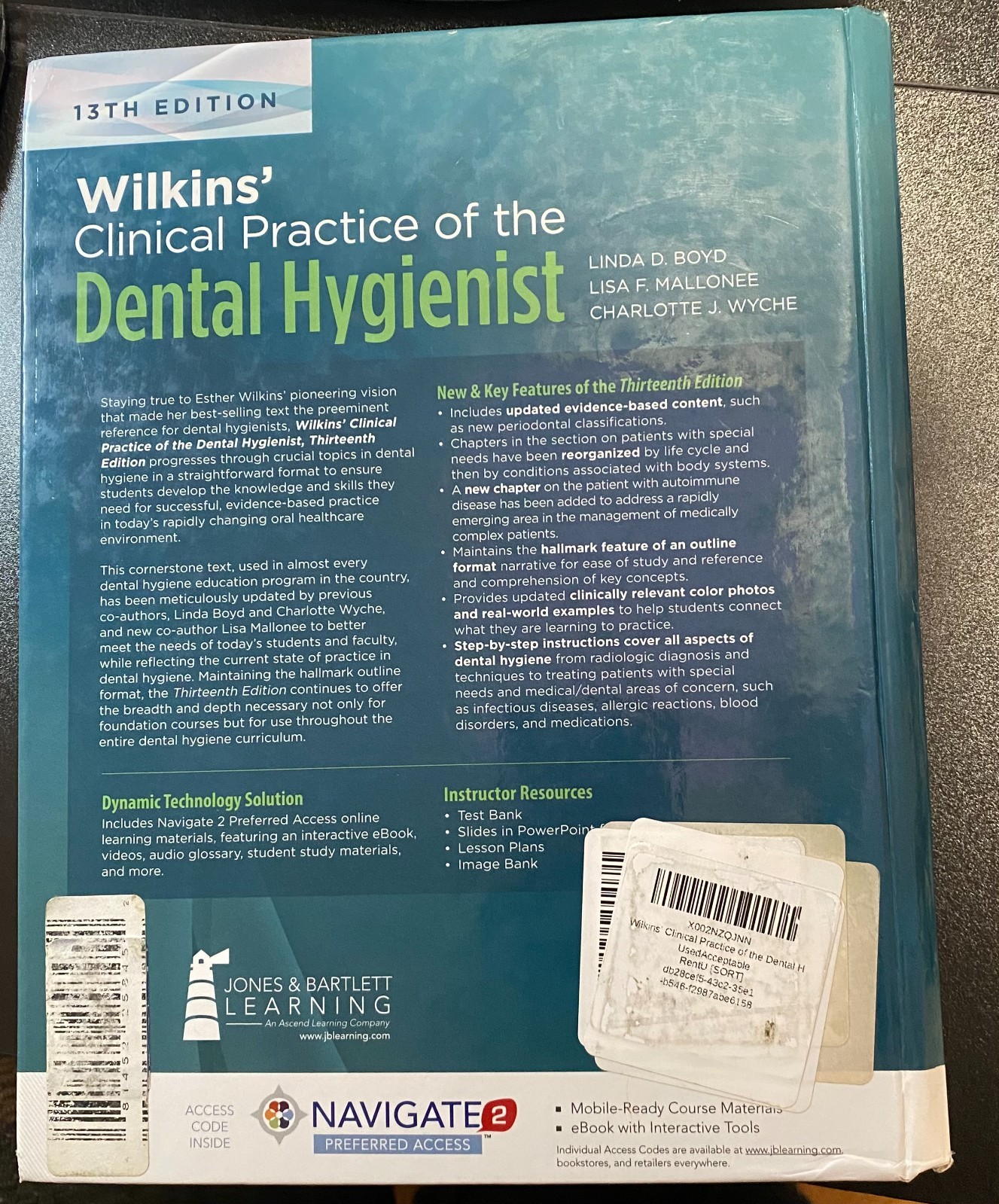 Wilkens’ Clinical Practice of the Dental Hygienist by Charlotte J. Wyche,…