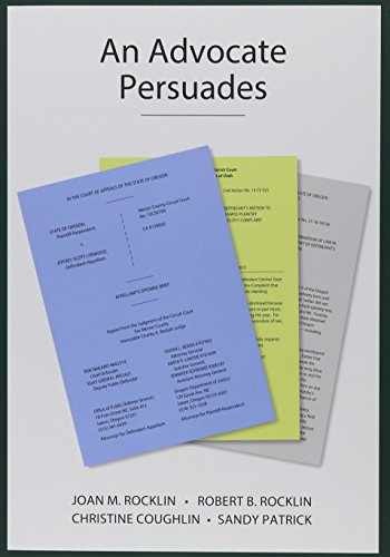 An Advocate Persuades – Paperback, by Rocklin Joan; Rocklin – Acceptable r