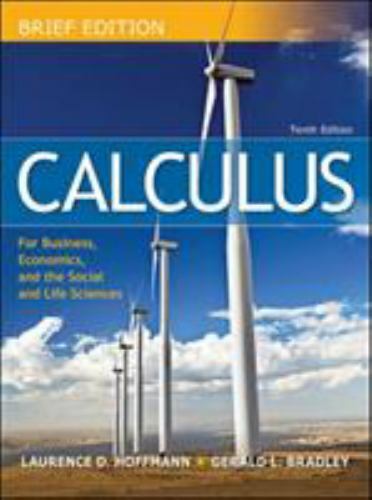 Calculus for Business, Economics, and the Social and Life Sciences, Brief