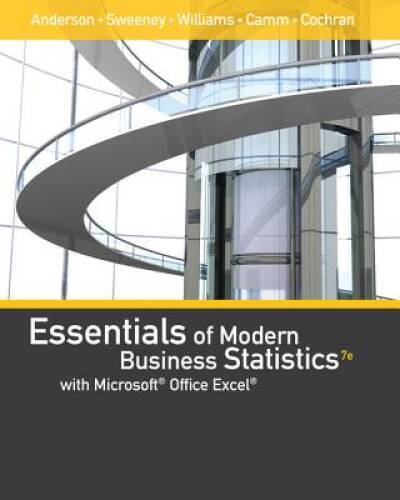 Essentials of Modern Business Statistics with Microsoft Office Excel – VERY GOOD