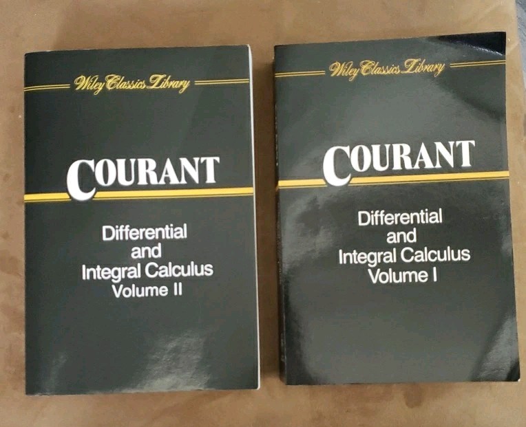 Differential and Integral Calculus Volume 1 & 2- Courant Richard Like New