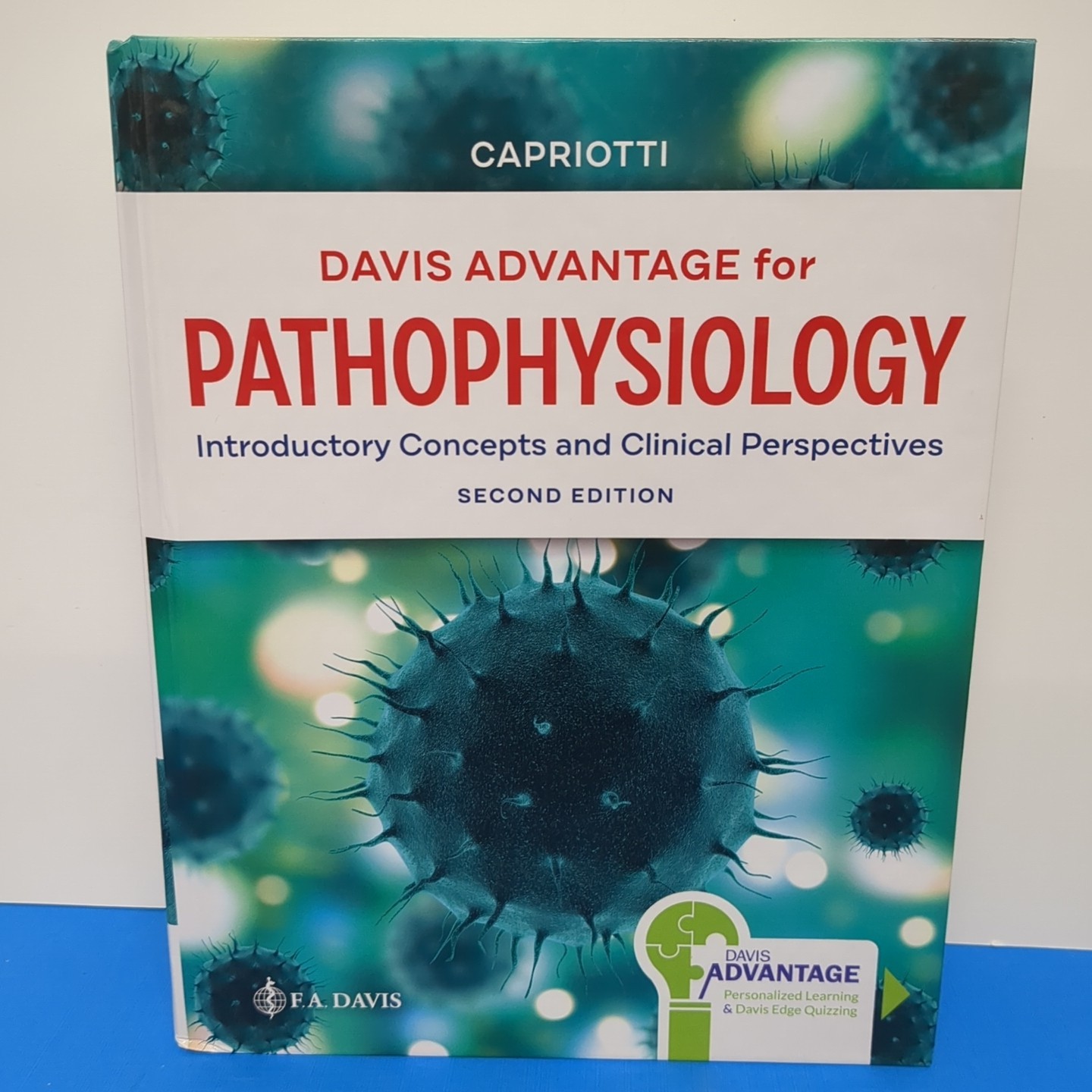 Davis Advantage for Pathophysiology (With Code) by Theresa Capriotti 2nd Ed HC