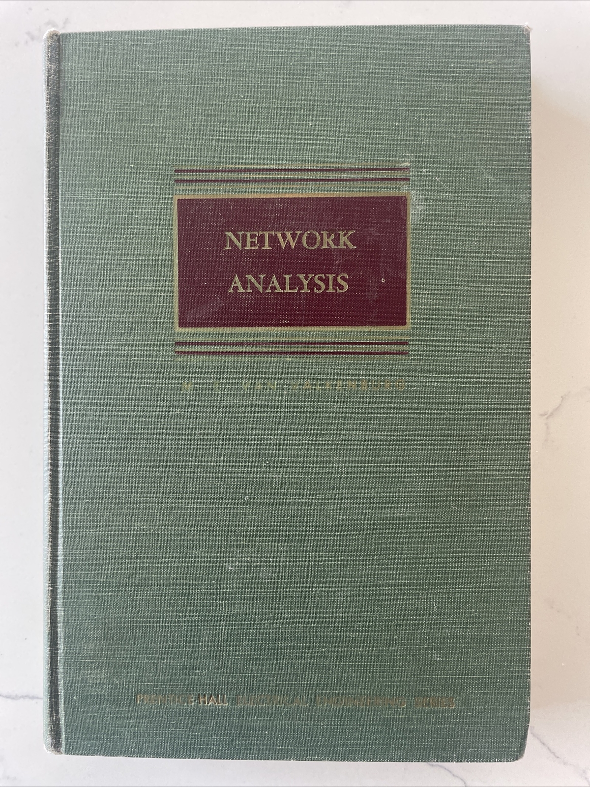 Network Analysis by ME Van Valkenburg (1962, 8th Printing, Vintage Engineer HC)