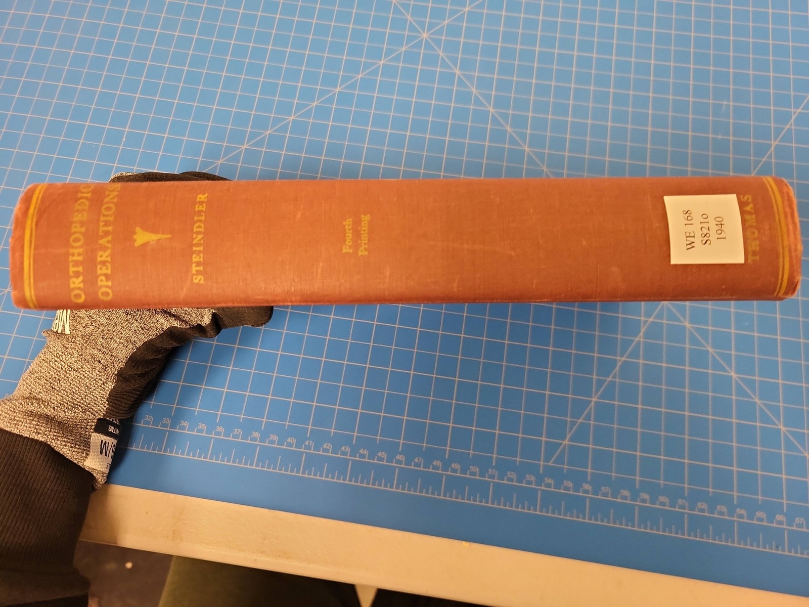 Orthopedic Operations Arthur Steindler 1940 Charles C Thomas Surgery Textbook HC