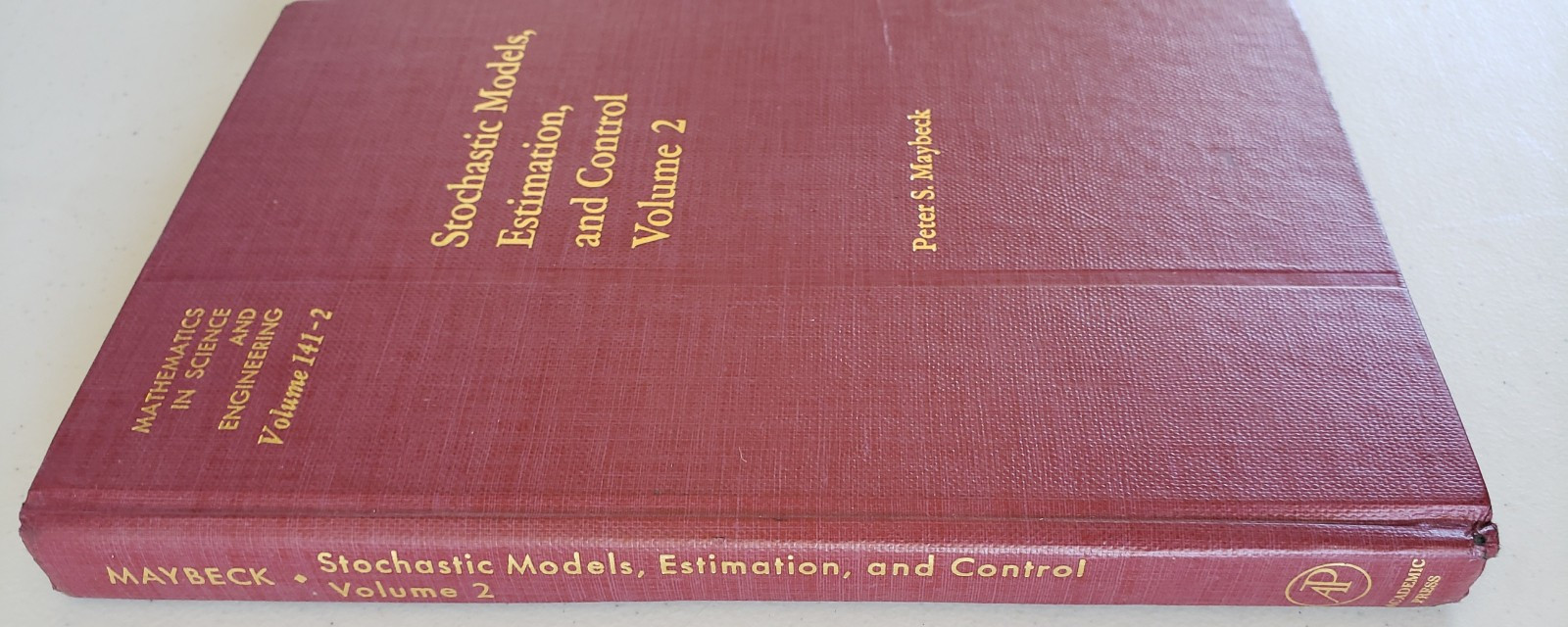 Maybeck Stochastic Models Estimation Control Vol 1&2 w/ Orig 1998 Invoice