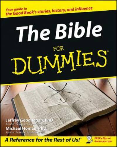 The Bible For Dummies – Paperback By Geoghegan, Jeffrey – VERY GOOD