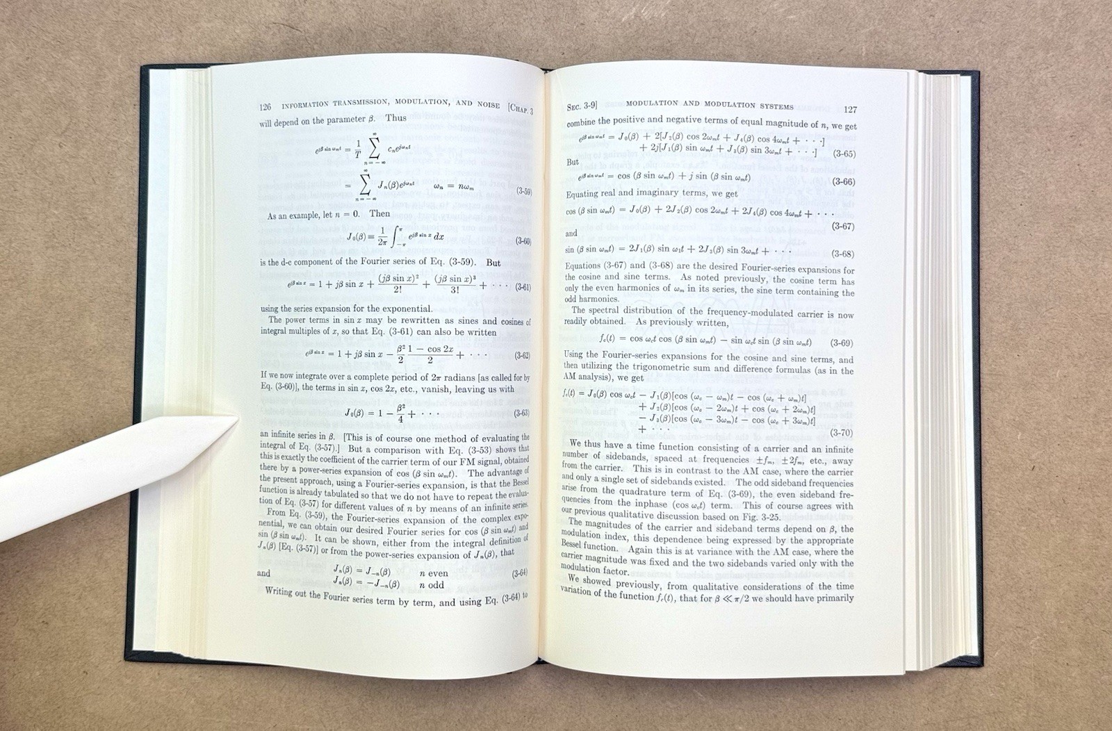 Vintage 1959 Information Transmission, Modulation and Noise by Schwartz HCVG 1st
