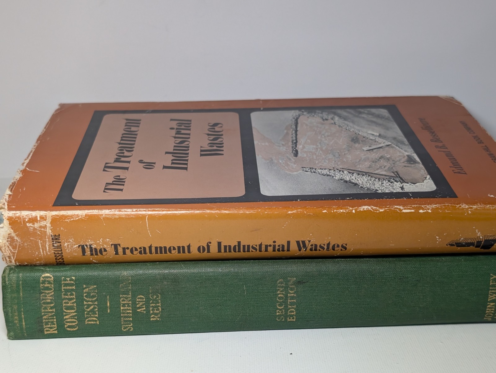 Vintage Engineering Book Lot Reinforced Concrete Design Treatment Industrial Was