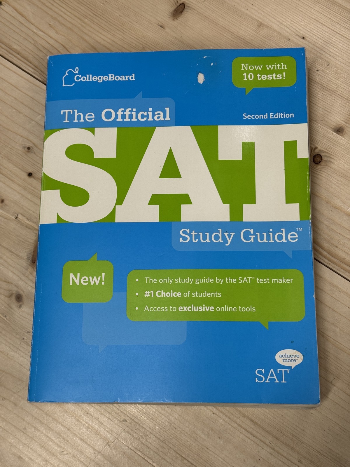 The Official SAT Study Guide Second Edition College Board Prep Book 10 Practice