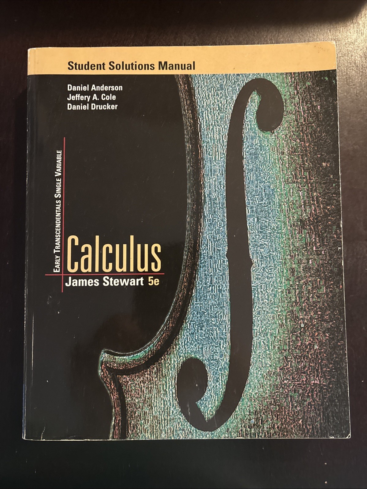 Calculus Early Transcendentals Single Variable (Student Solutions Manual) – GOOD