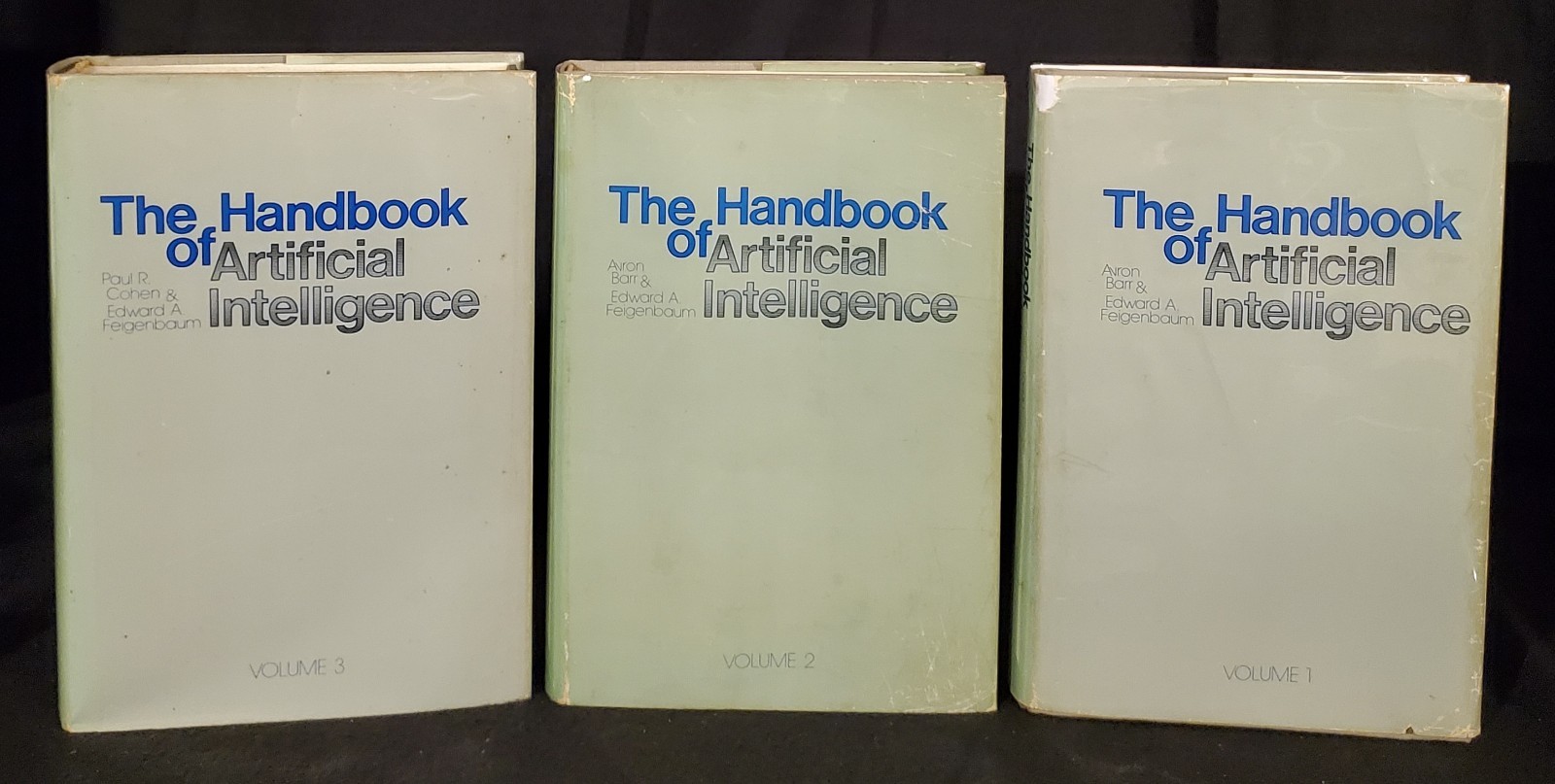 The Handbook Of Artificial Intelligence 1980’s AI Volumes #1,#2,#3 Vintage HC DJ