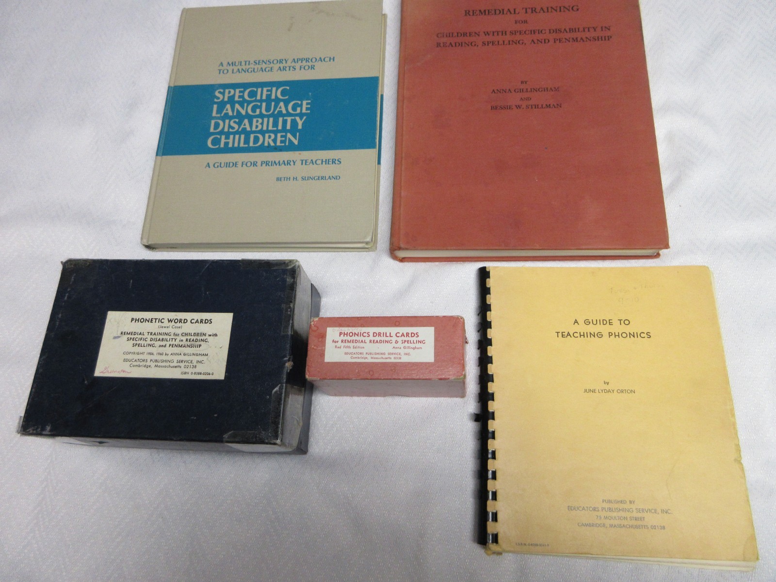 SPECIAL EDUCATION TEACHER BOOKS AND MATERIALS VTG