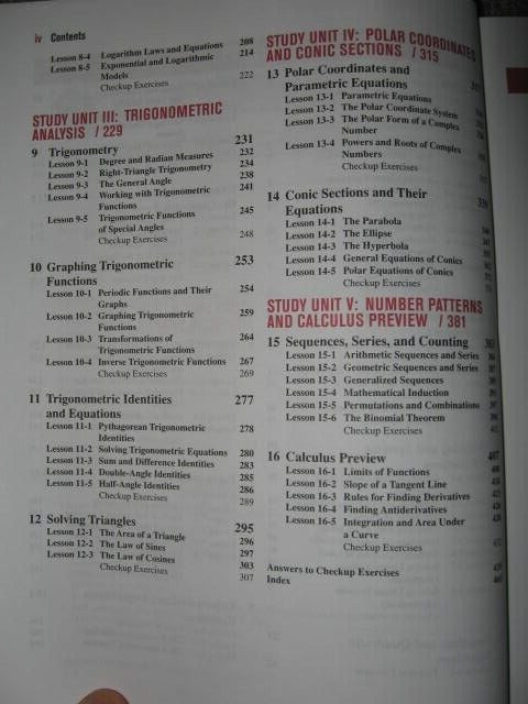 Barron’s Easy Way Ser.: E-Z Precalculus by Peter Eisen (2009, Trade…
