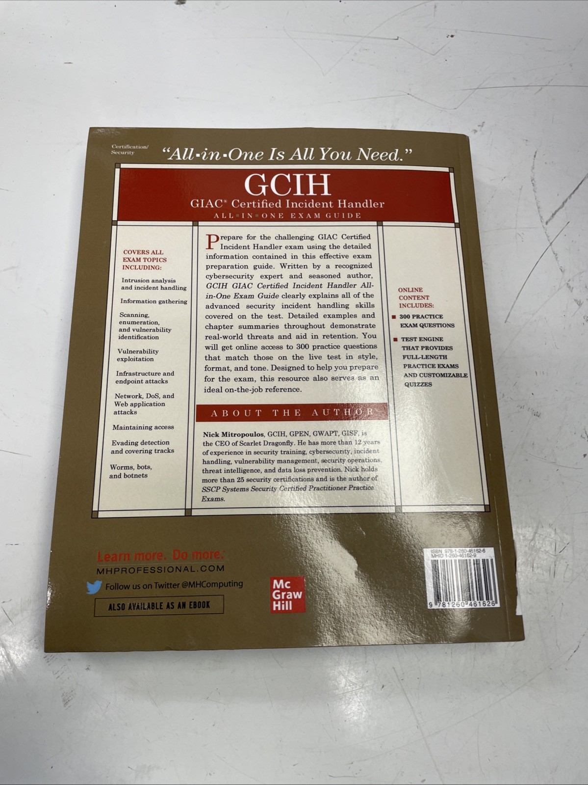 GCIH GIAC Certified Incident Handler Al…, MITROPOULOS (z6)