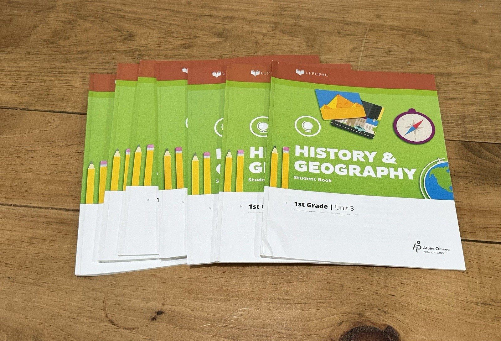 Alpha Omega LIFEPAC History & Geography 1st Grade Student Book Units 3-10