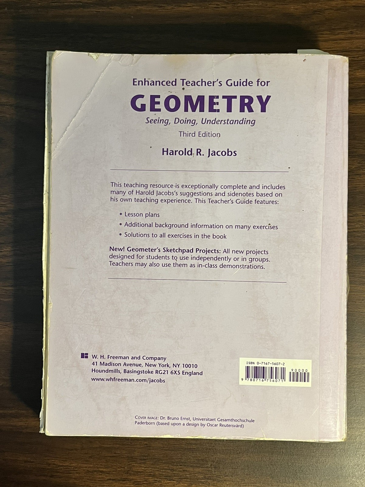 Geometry Seeing Doing Understanding 3rd Ed. Jacobs Textbook Teacher Guide Set