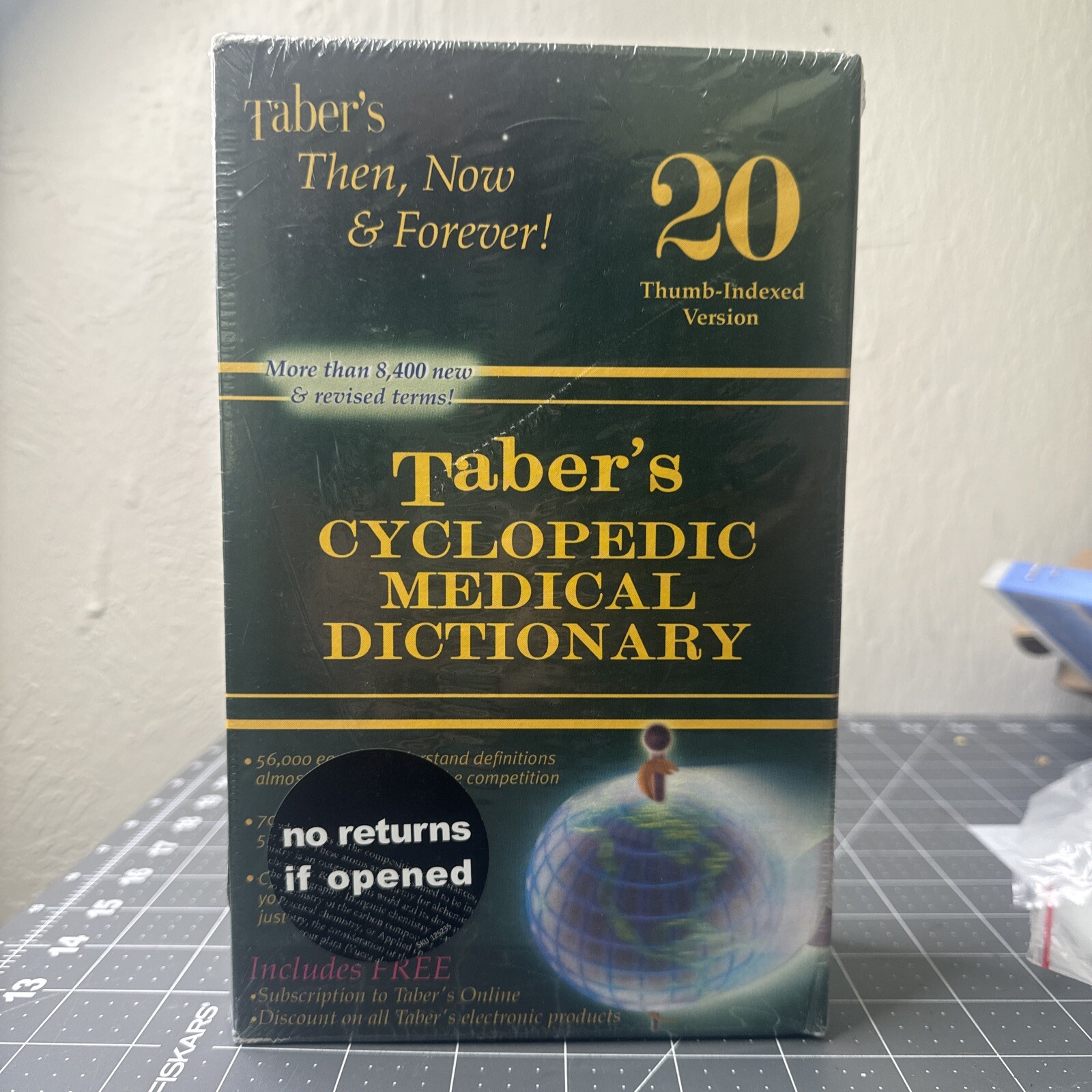 Taber’s Cyclopedic Medical Dictionary 20 Thumb Indexed Version – New Sealed