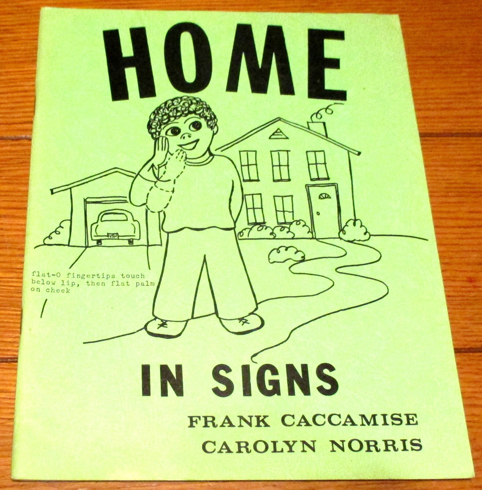 1973 Home in Signs and Animals in Signs Deaf Learning Children Books 44 Pages
