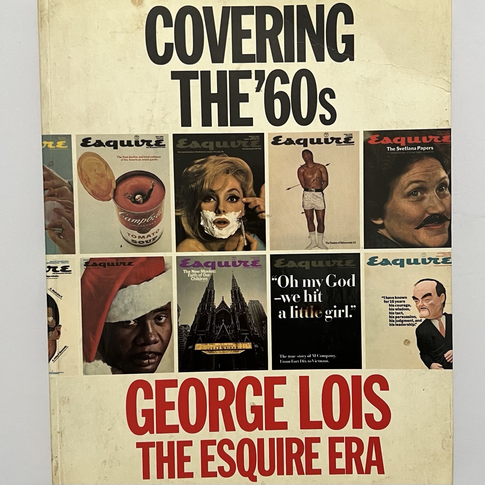 Vintage George Lois The Esquire Era Paperback contains All Covers of 60s Copies