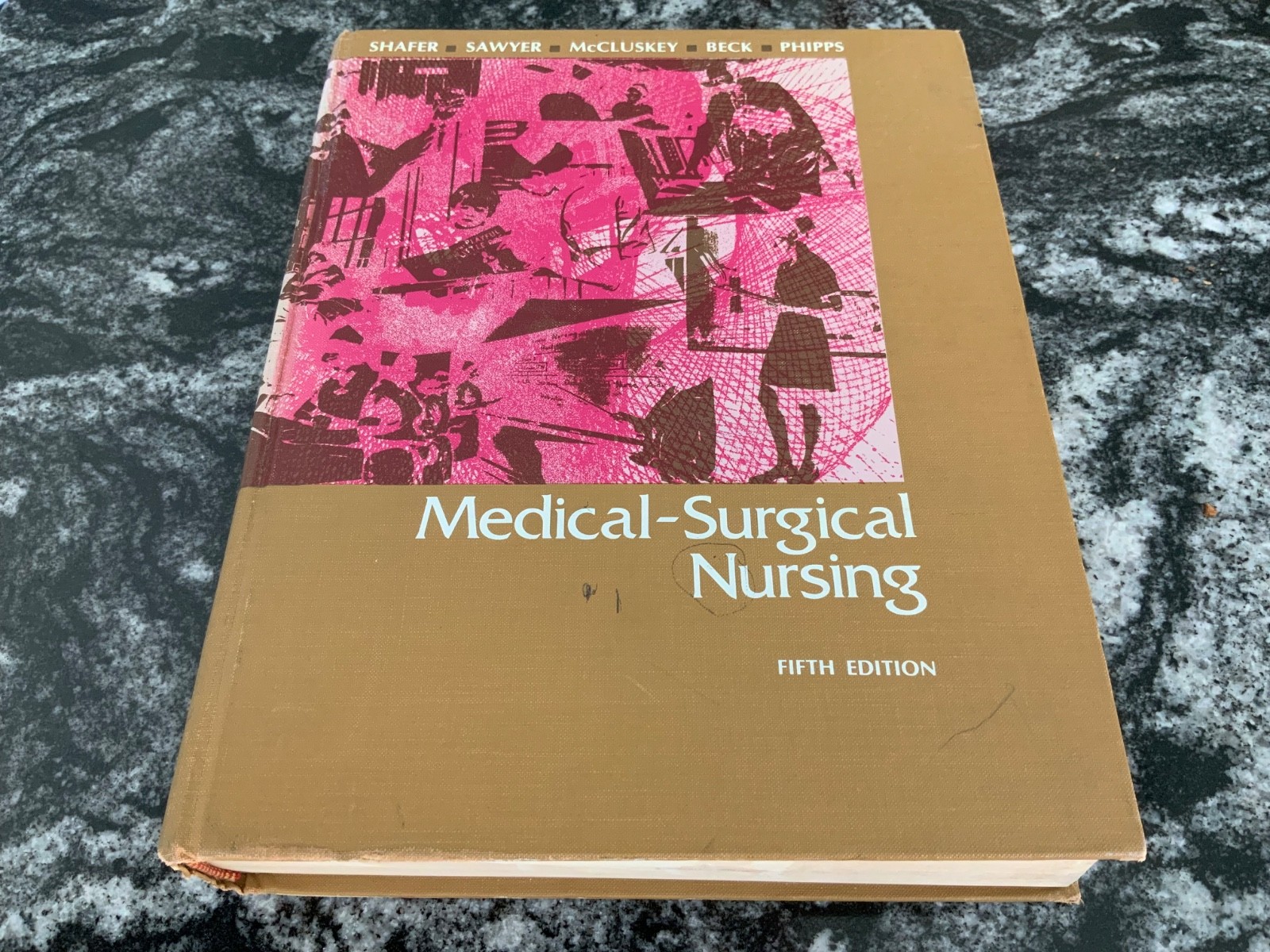 Medical Surgical Nursing 5th Edition Hardcover C.V. MOSBY CO. 1971 VINTAGE