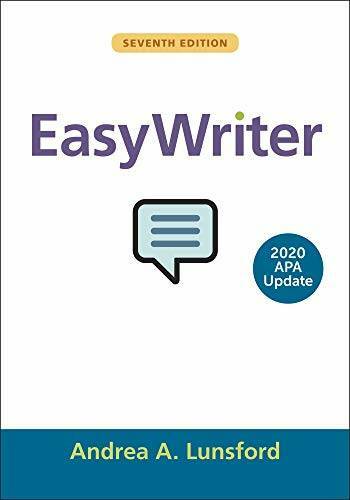 EasyWriter with 2020 APA Update – Spiral-bound By Lunsford, Andrea A. – GOOD