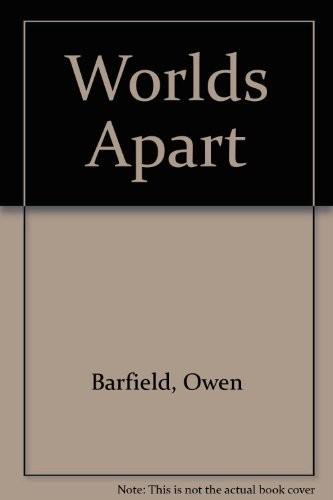 WORLDS APART By Owen Barfield *Excellent Condition*