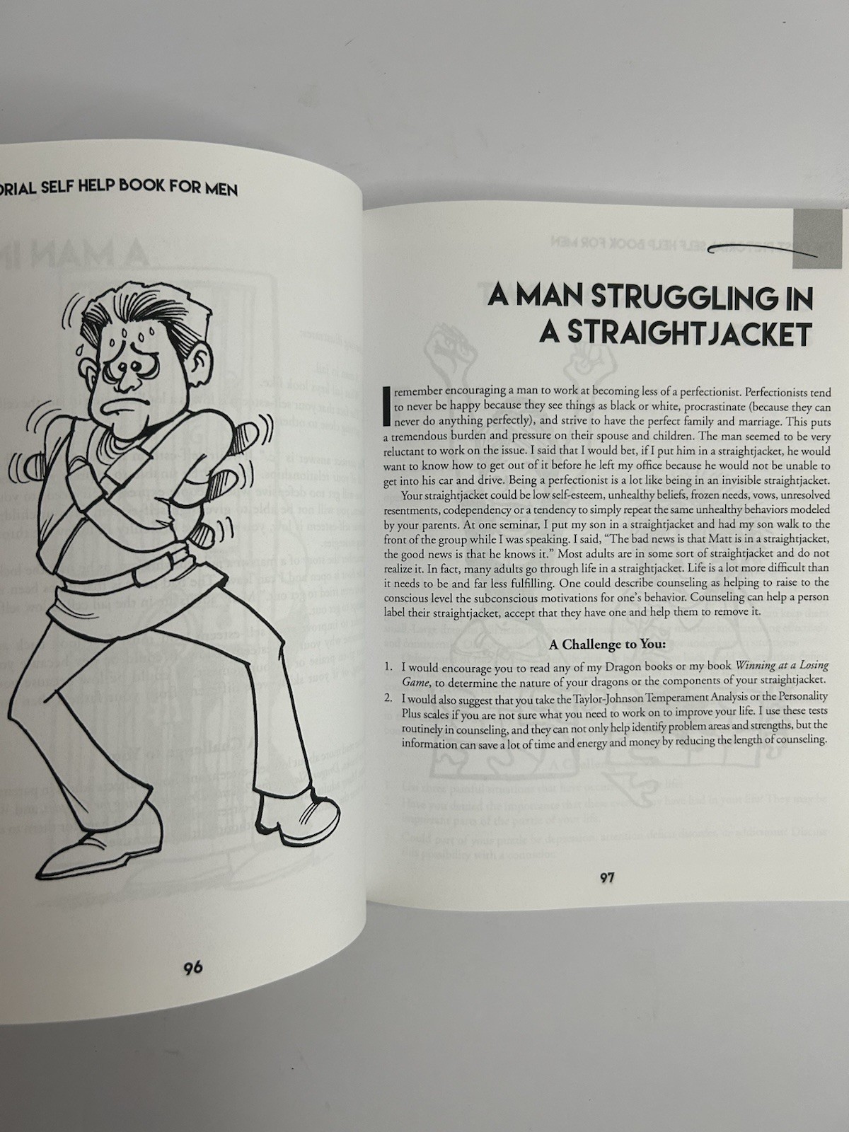 The First Pictorial Self-Help Book for Men Who Don’t Read by Tom Prinz