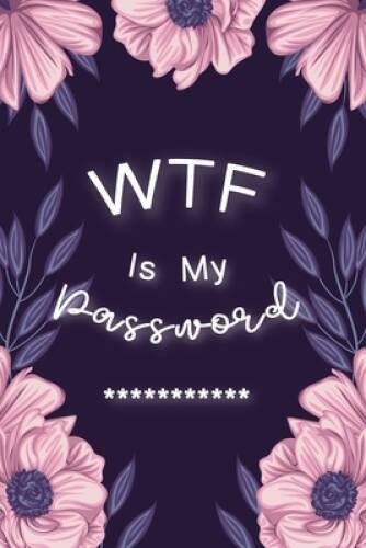 WTF Is My Password: Password Book Log Book AlphabeticalPocket Size Purple – GOOD
